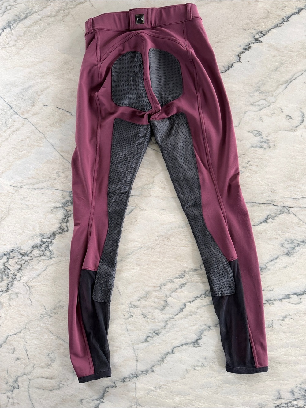 FITS Women's Burgundy Full-Seat Riding Breeches - Medium - Picture 3 of 10